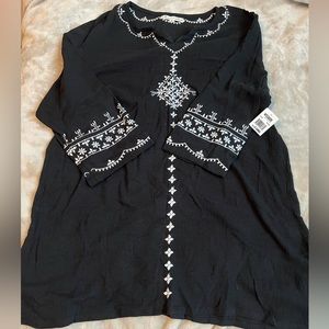 NWT Pleasant Shade Black Casual Dress sz XL